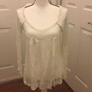 Day Trip loose white sweater